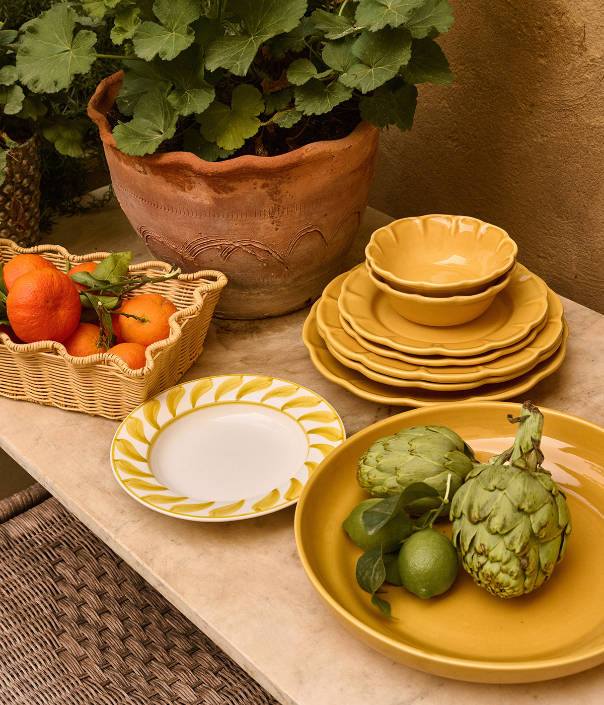 Everyday Charm Salad Plate - Yellow 21 cm