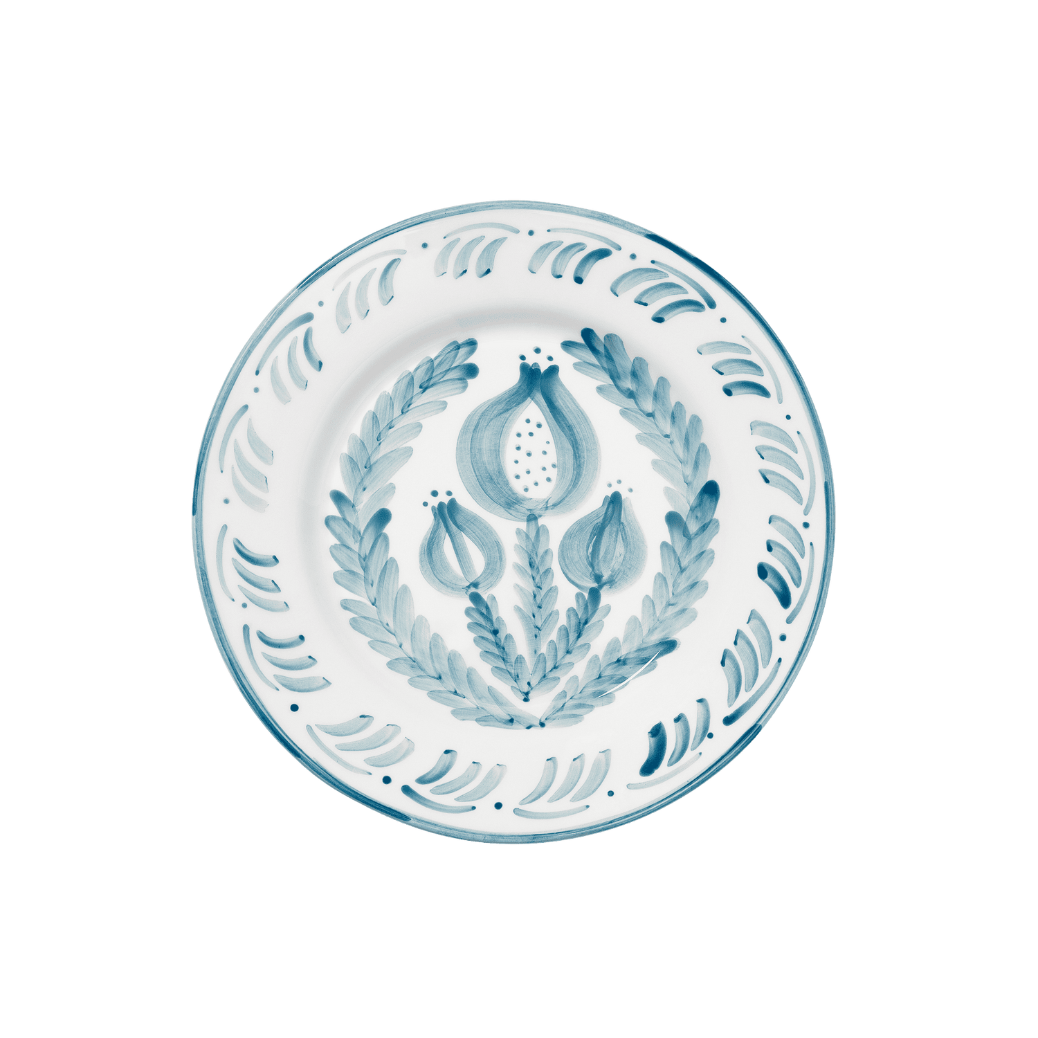 Pomegranate Dinner Plate - Teal 28 cm