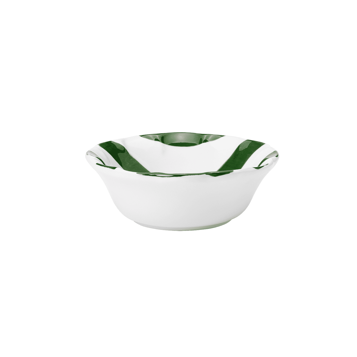 Stripe skål - Grön15 cm