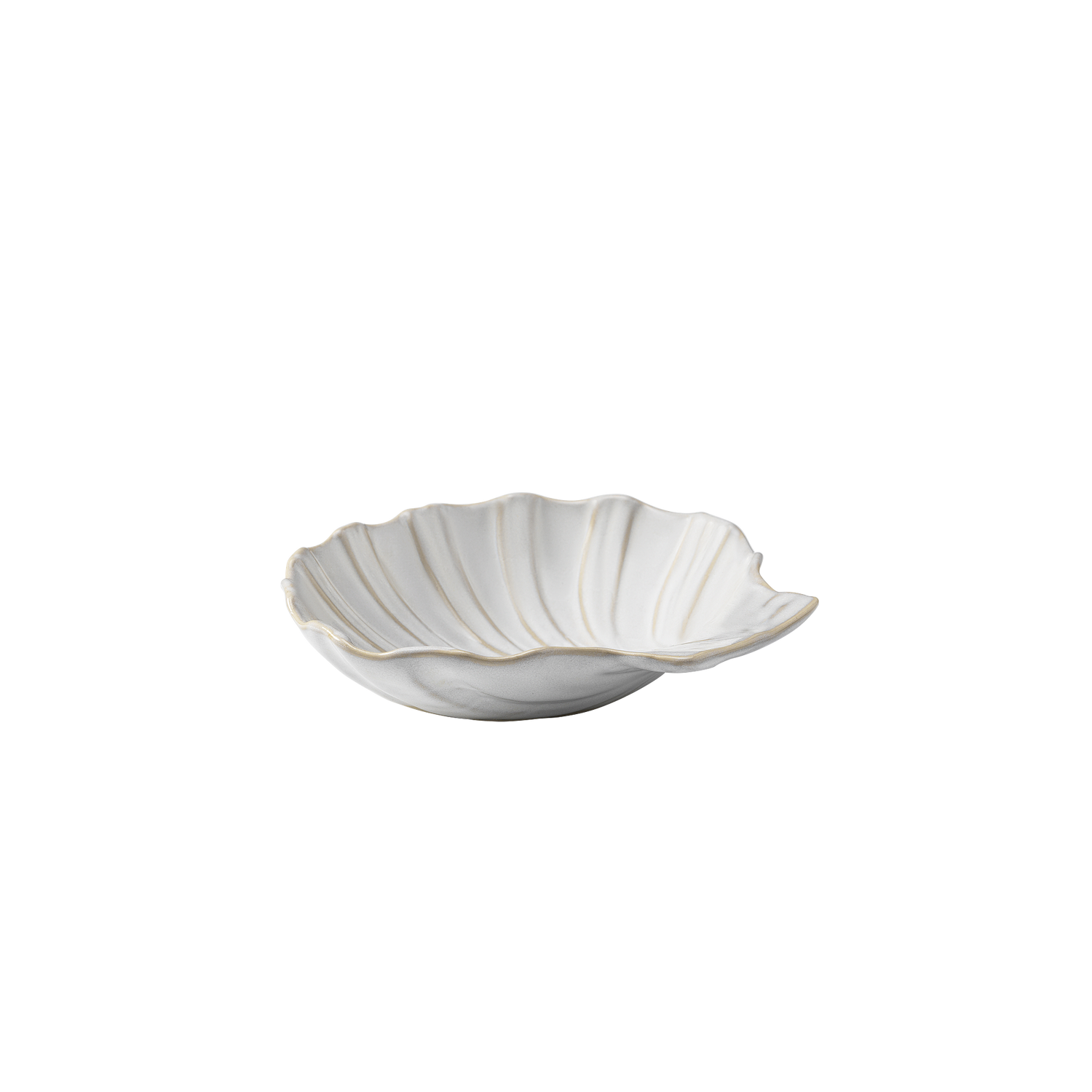 Shell Skål Mini - Benvit 12x13 cm