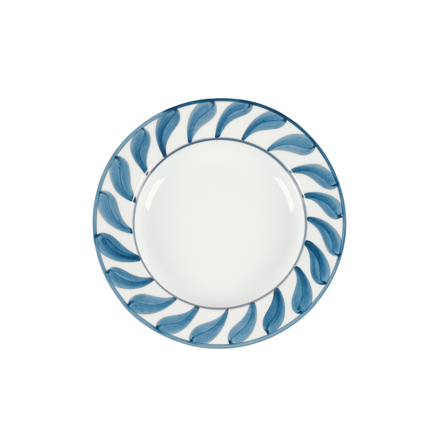 Swirl djup tallrik - Blå 22 cm