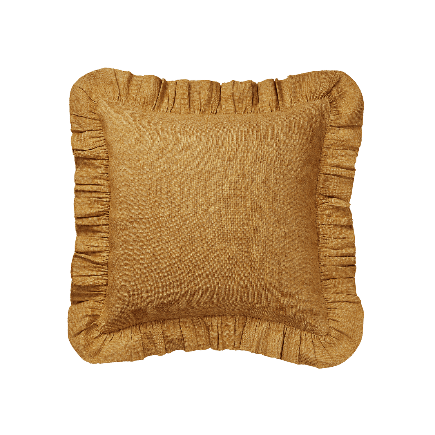 Clover Cushion Cover - Dark Ochre 50x50 cm